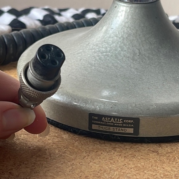 Astatic D-104 Lollipop Microphone T-UG8 Stand Mic - Picture 2 of 11